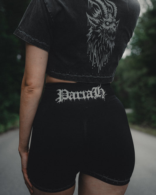 BARBED HEM TIGHTS