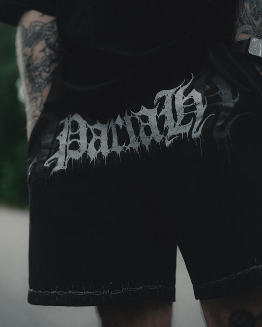 BARBED HEM SHORTS
